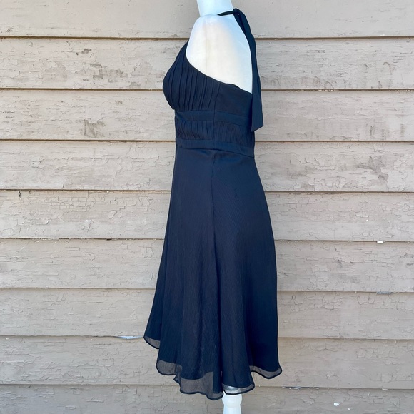 WHBM silk halter dress with lace detailing! - Picture 3 of 7